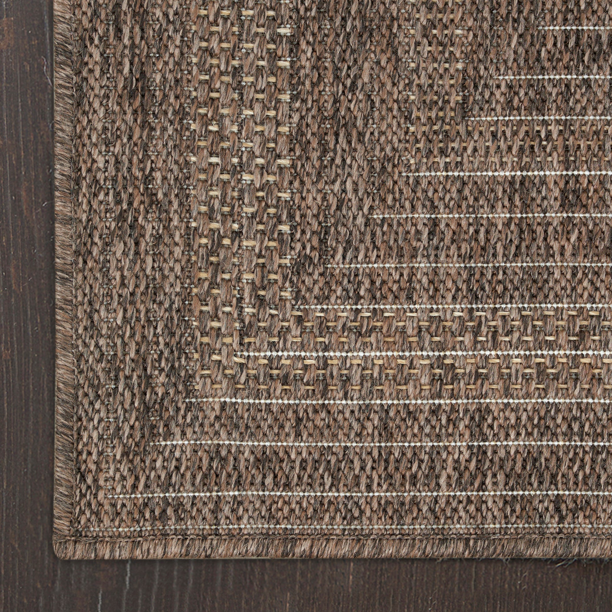 Nourison Home Tulum  Brown  Contemporary