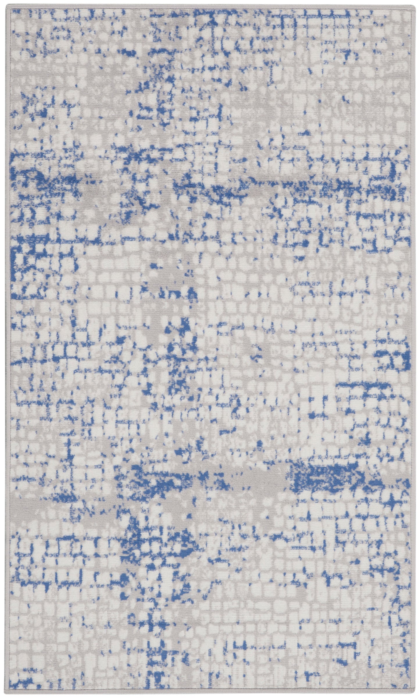 Nourison Home Whimsicle WHS07 Grey Blue Contemporary Power-loomed Rug