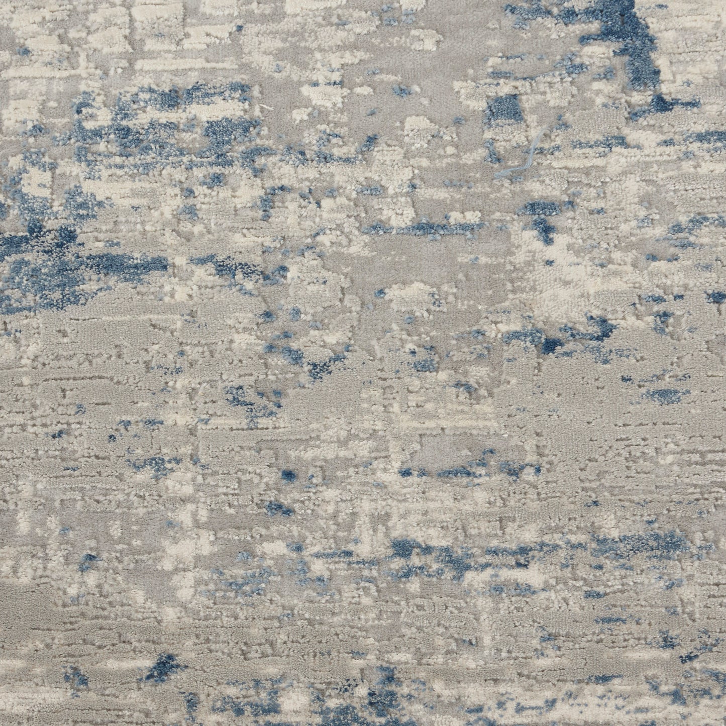 Nourison Home Rustic Textures  Ivory Blue  Contemporary