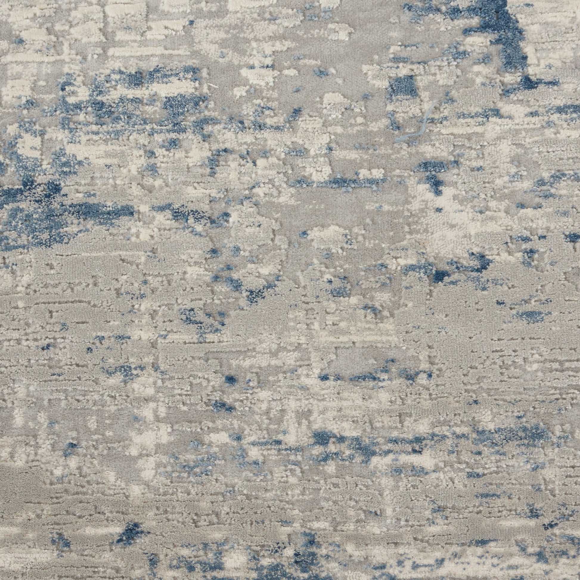 Nourison Home Rustic Textures  Ivory Blue  Contemporary