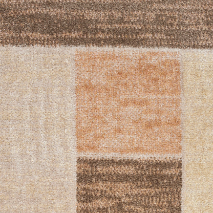 Nourison Home Astra Machine Washable  Beige Multicolor  Contemporary