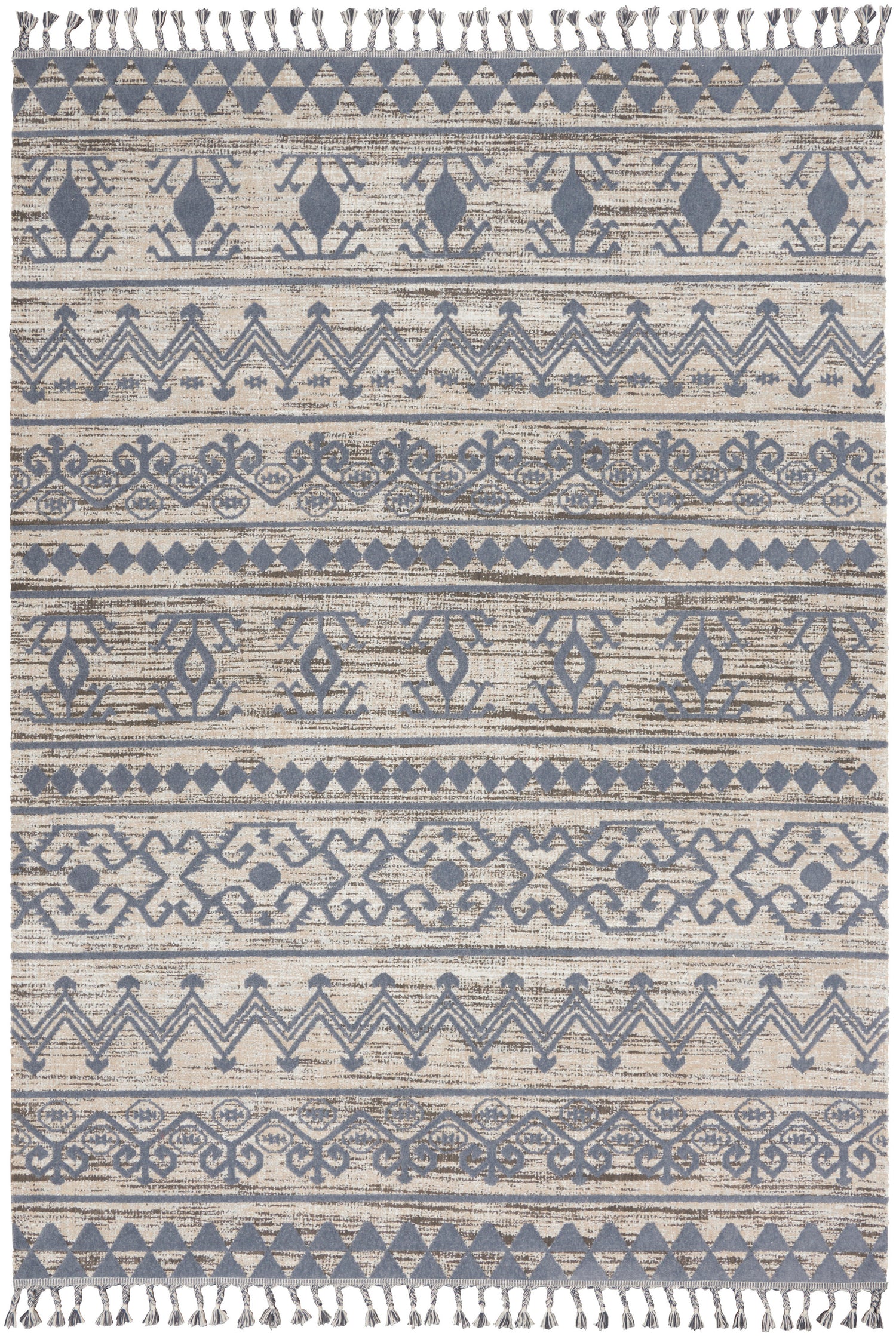 Nourison Home Asilah  Mocha Charcoal  Contemporary