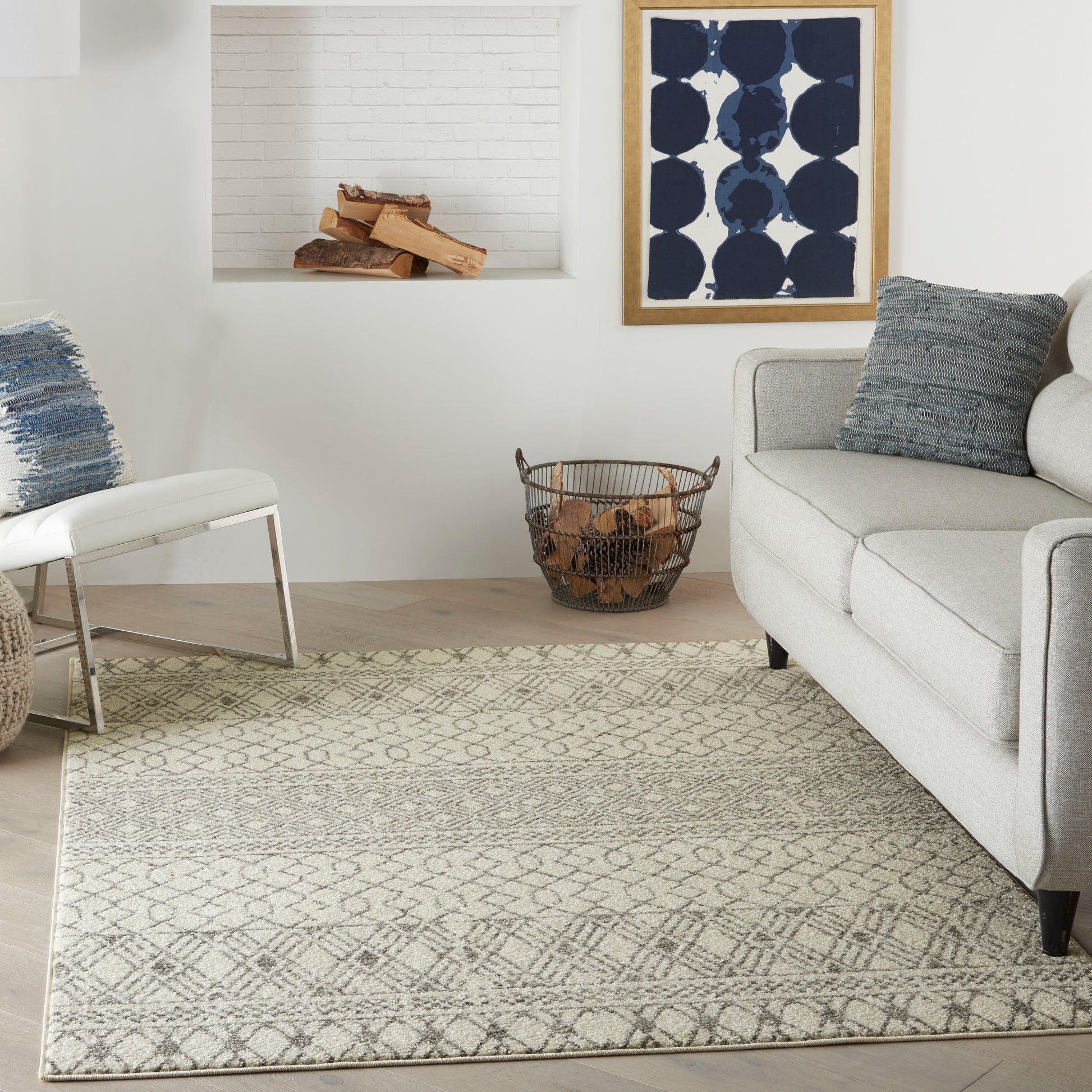 Nourison Home Passion  Ivory Grey  Transitional