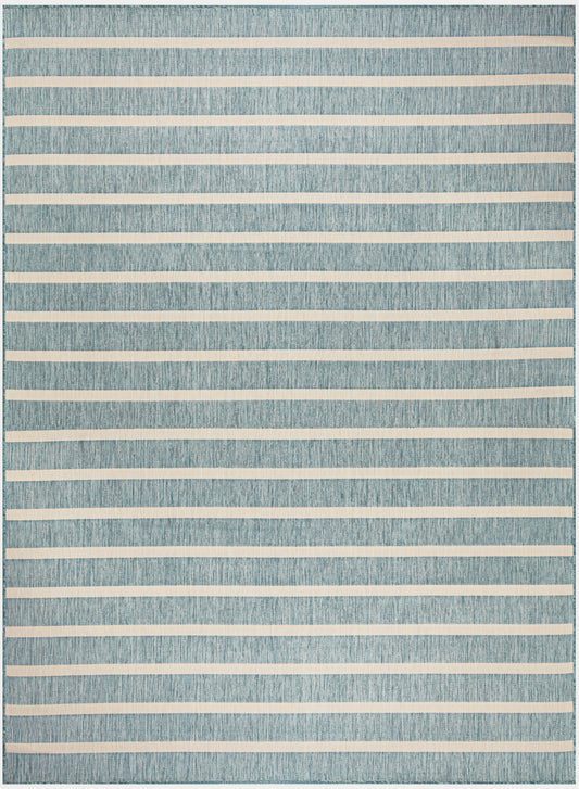 Nourison Home Positano  Aqua Ivory  Contemporary