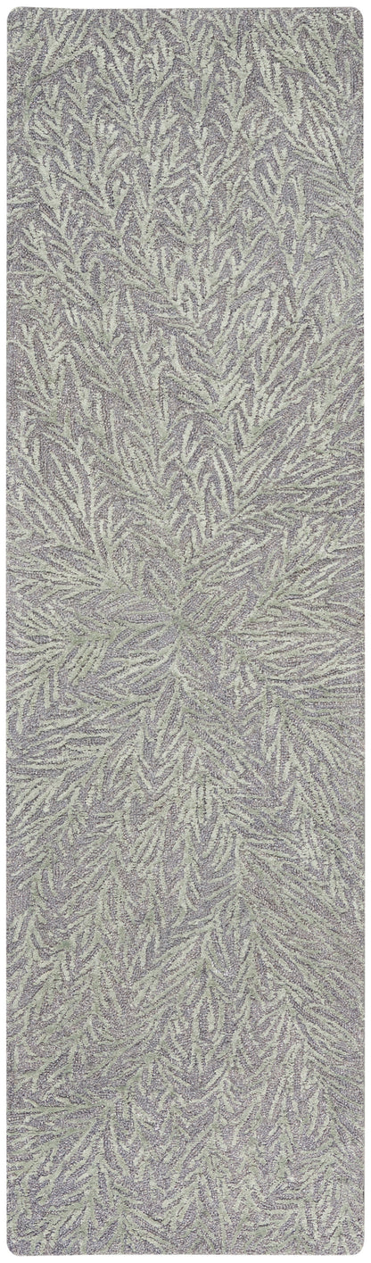 Michael Amini Ma30 Star SMR03 Slate Teal Contemporary Hand Tufted Rug