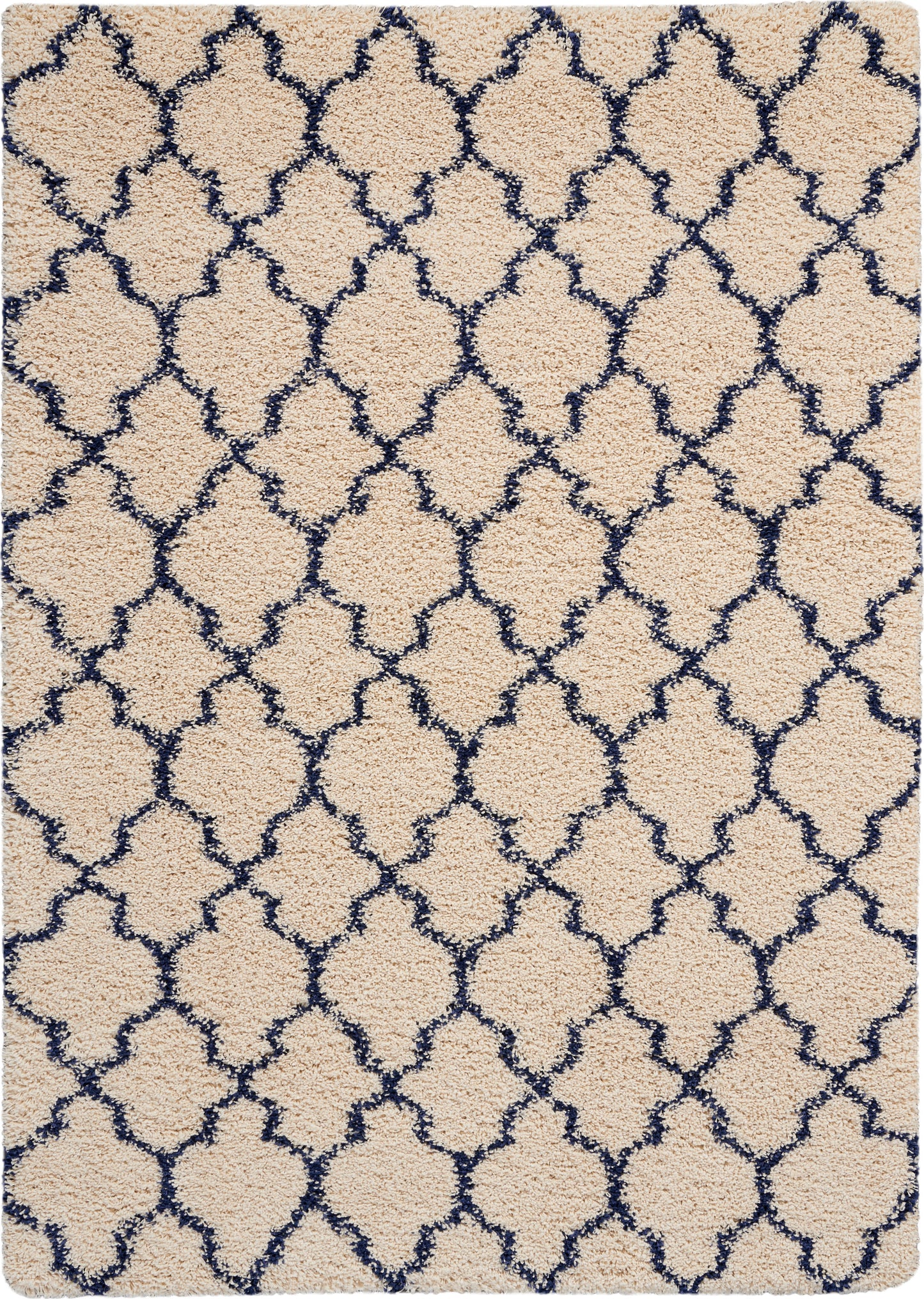 Nourison Home Amore AMOR2 Ivory Blue Contemporary Power-loomed Rug
