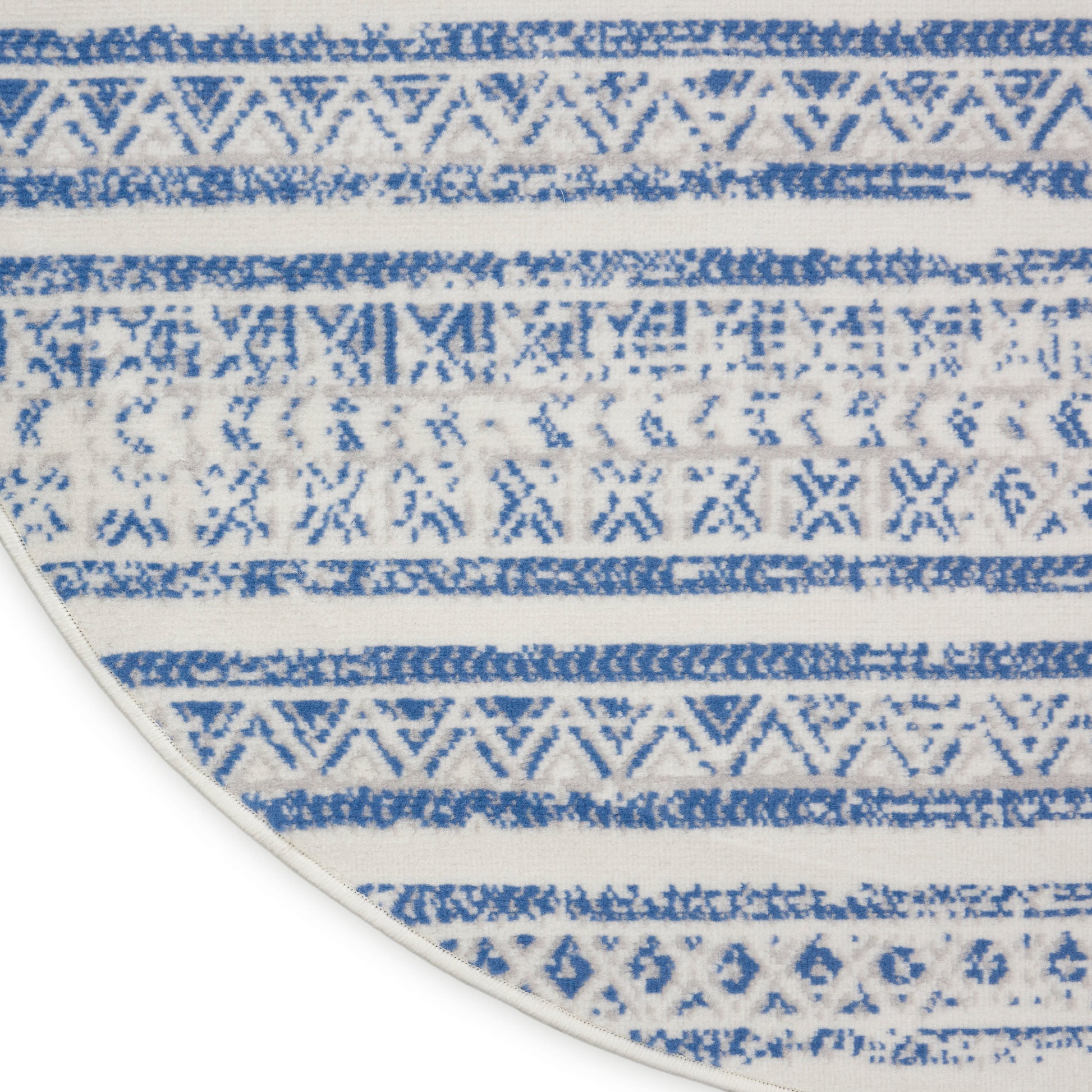 Nourison Home Whimsicle  Ivory Blue  Transitional
