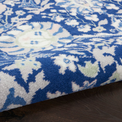 Nourison Home Whimsicle  Navy Multicolor  Traditional