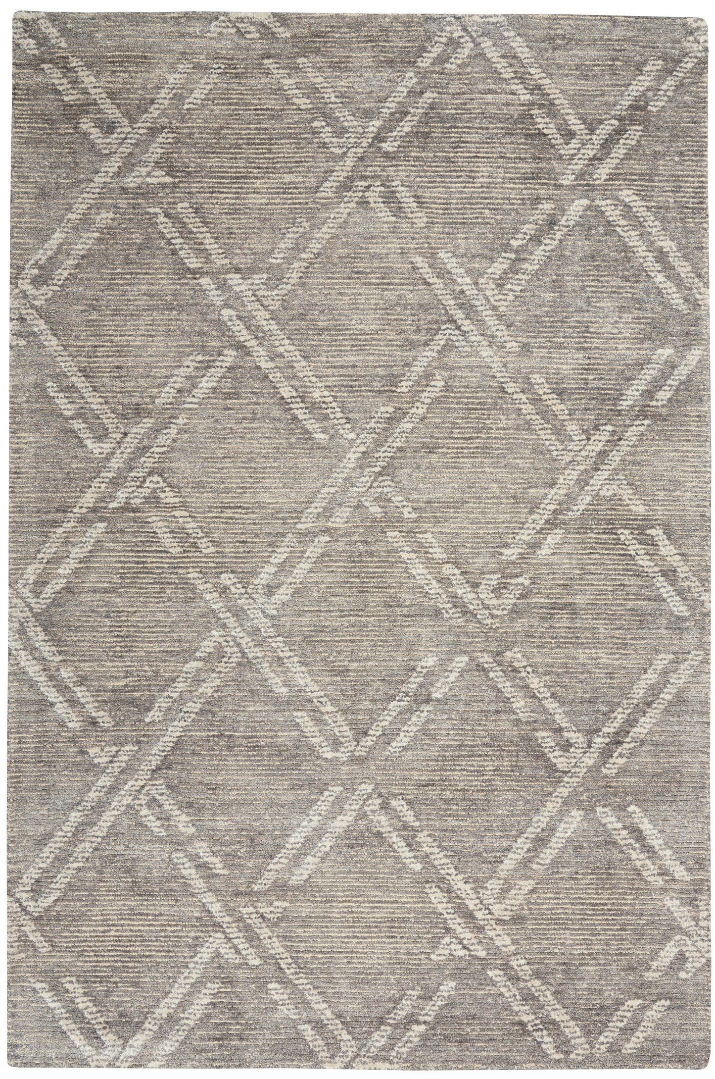 Nourison Home Venosa VSN01 Grey Ivory Contemporary Tufted Rug