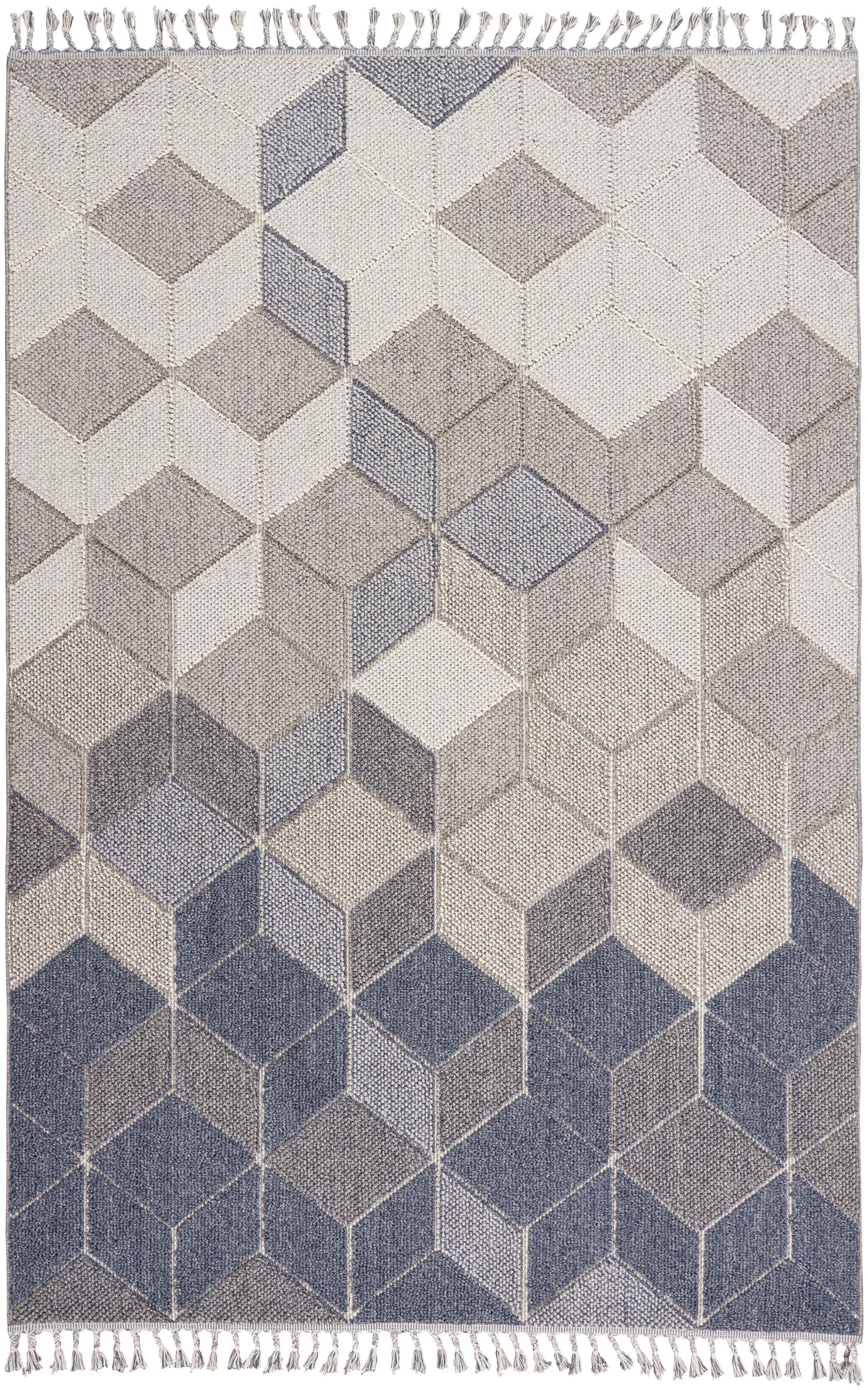 Nourison Home Paxton PAX02 Grey Slate Contemporary Power-loomed Rug