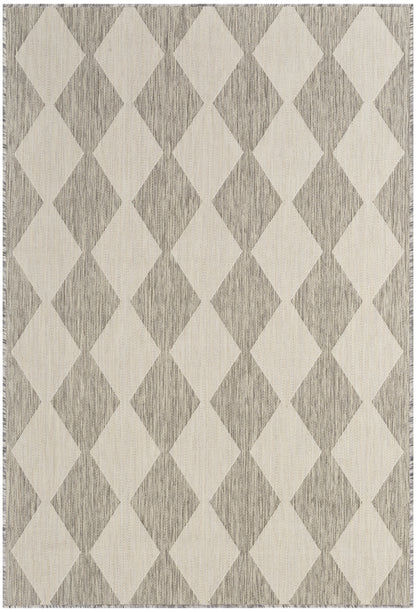 Nourison Home Positano POS04 Light Grey Contemporary Power-loomed Rug