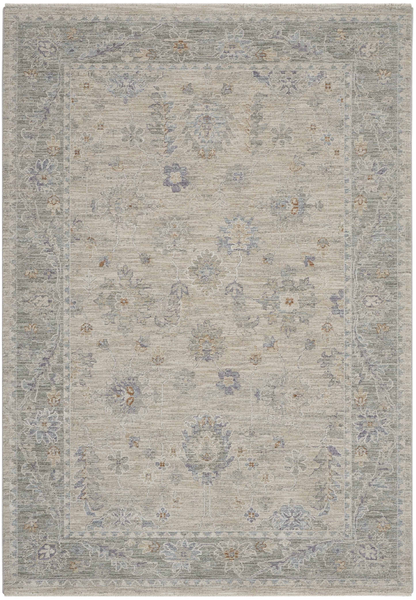 Nourison Home Infinite IFT03 Light Grey Traditional Power-loomed Rug