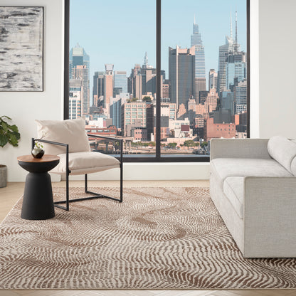 DKNY Central Park West  Beige Brown  Contemporary