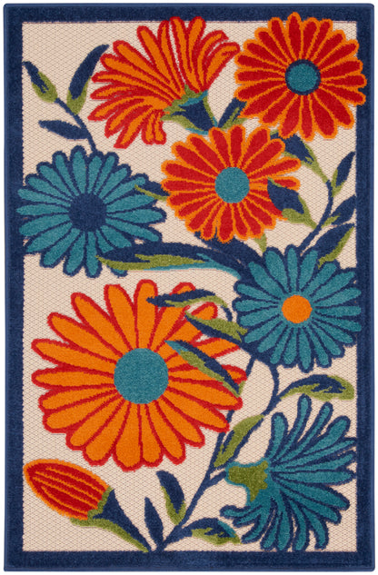 Nourison Home Aloha ALH33 Multicolor Contemporary Power-loomed Rugs