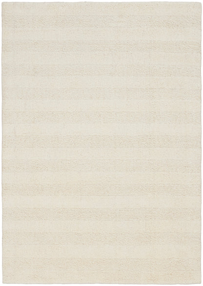 Calvin Klein CK043 Spun SPN01 Ivory Contemporary Hand Knotted Rug