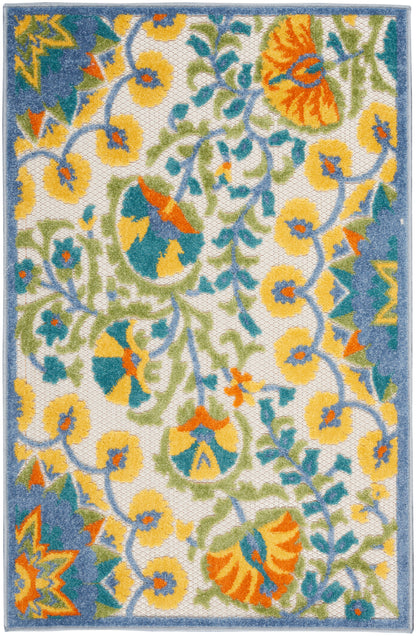 Nourison Home Aloha ALH22 Multicolor Contemporary Power-loomed Rugs