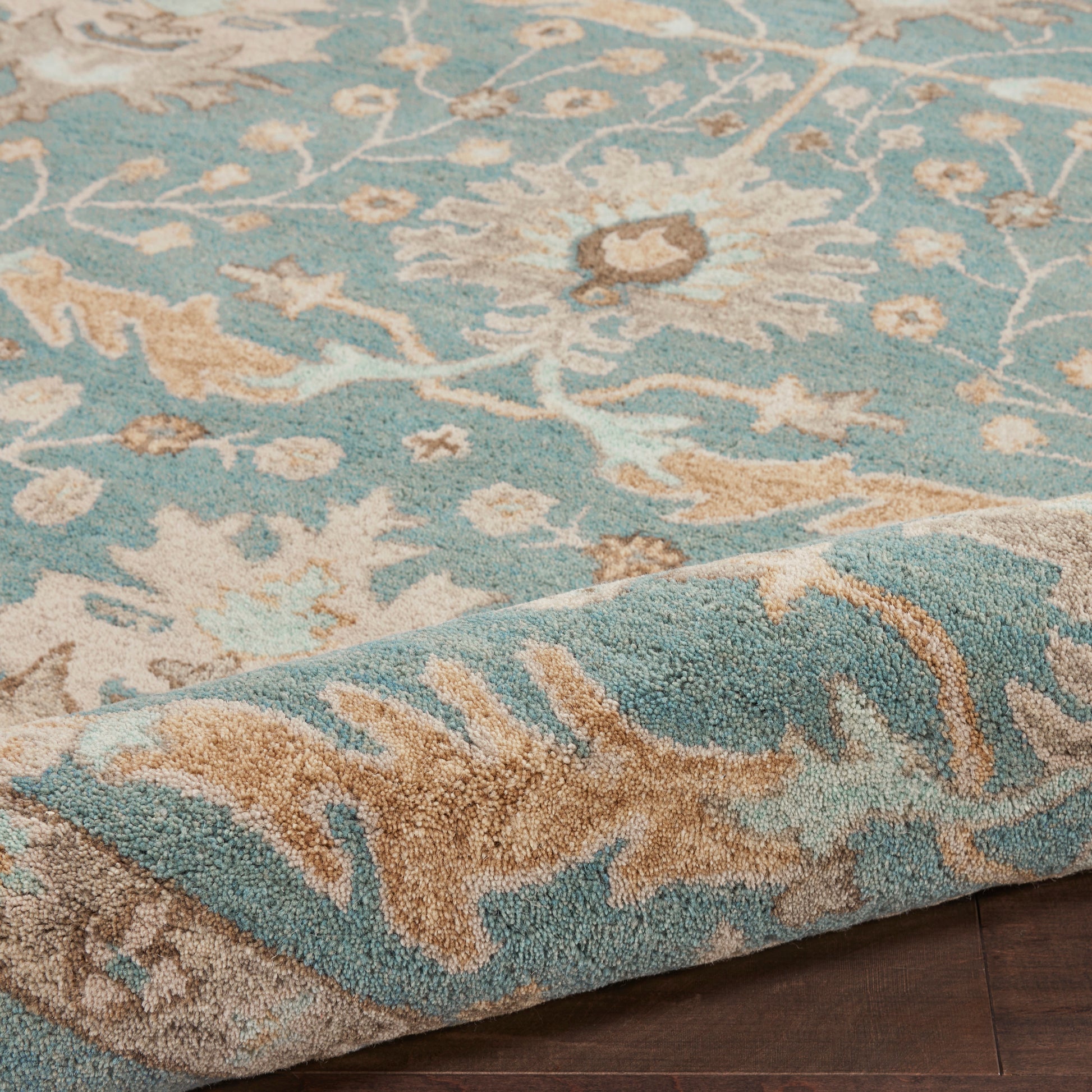 Nourison Home Jazmine  Blue  Traditional