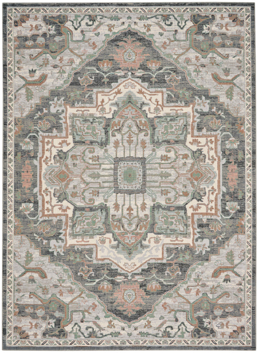 Nourison Home Parisa  Grey Sage  Traditional