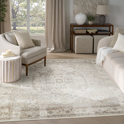 Nourison Home Quarry  Beige  Traditional
