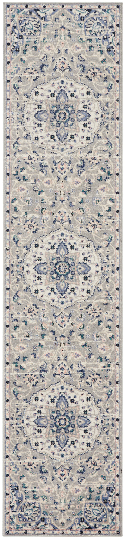 Nourison Home Passion PSN22 Grey Beige Transitional Power-loomed Rugs
