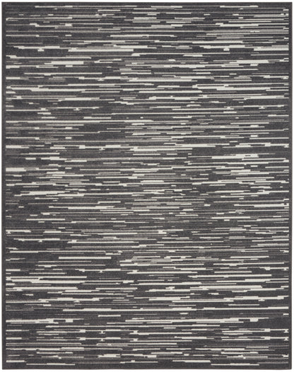 Nourison Home Care Free CAF04 Grey Contemporary Loom-woven Rug