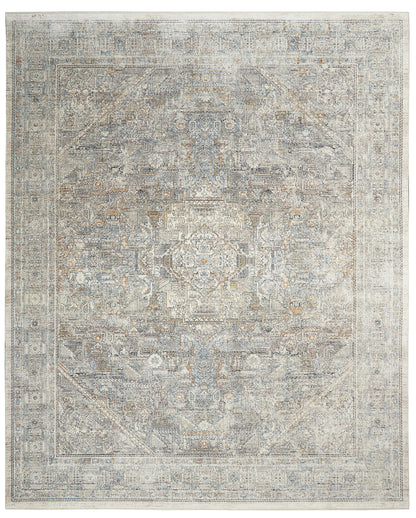 Nourison Home Starry Nights  Cream Grey  Traditional