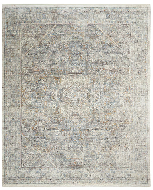 Nourison Home Starry Nights  Cream Grey  Traditional
