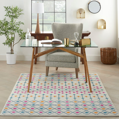 Nourison Home Passion  Ivory Multicolor  Transitional