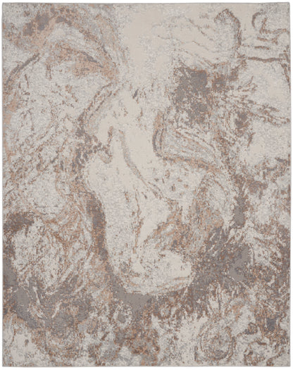 Nourison Home Elation  Ivory Grey  Contemporary
