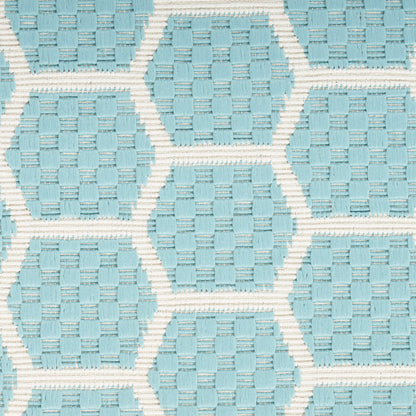 Nourison Home Twist Reversible  Aqua  Contemporary