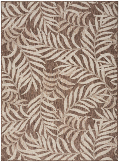 Nourison Home Garden Oasis GOA01 Mocha Contemporary Power-loomed Rug