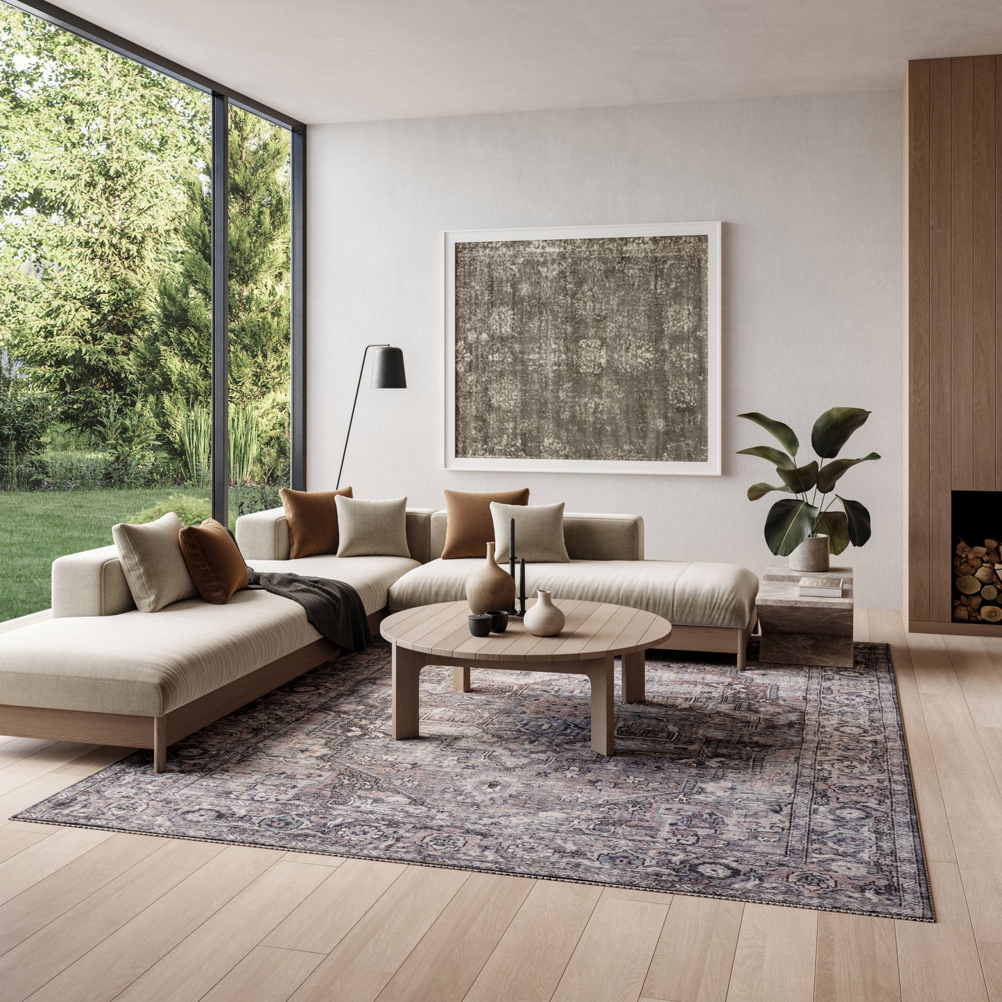 Nourison Home New Concept Washables  Grey  Traditional