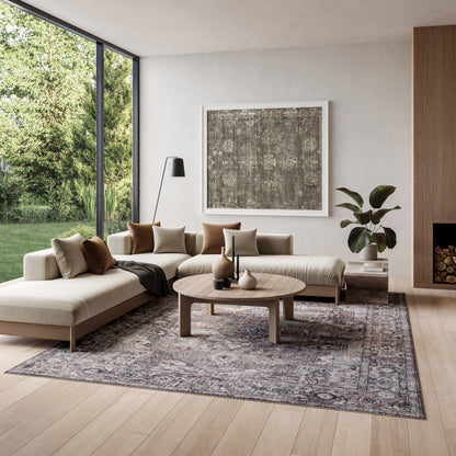 Nourison Home New Concept Washables  Grey  Traditional
