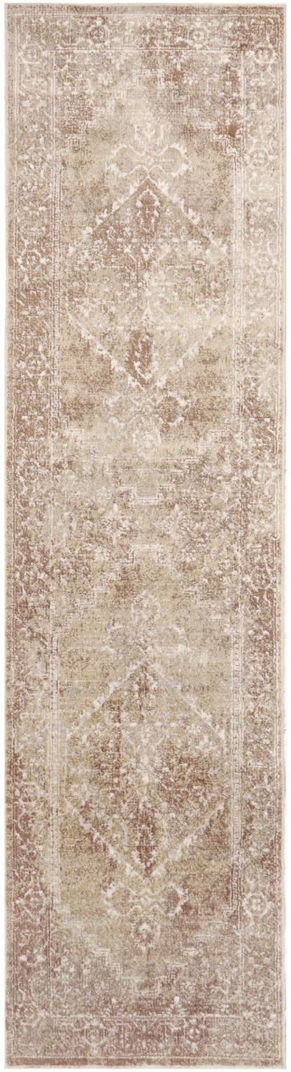 Nourison Home Astra Machine Washable ASW11 Rust Multicolor Traditional Power-loomed Rug