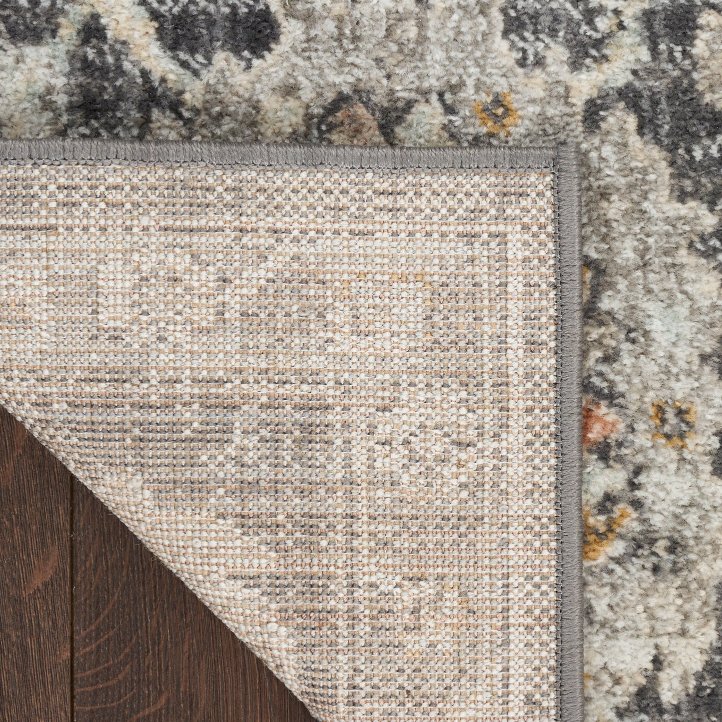 Nourison Home Oushak Home  Charcoal  Traditional