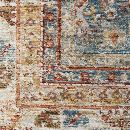 Nourison Home Sahar  Blue  Traditional