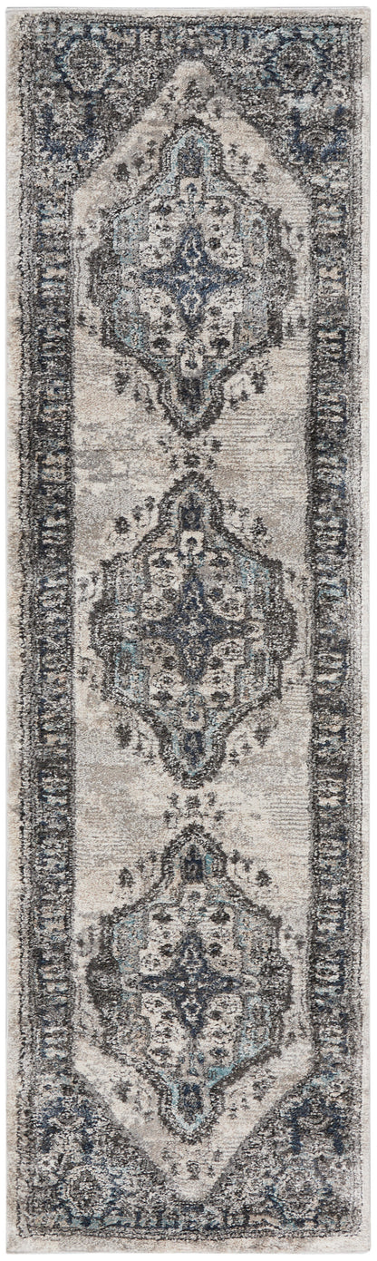Nourison Home American Manor AMR02 Grey Traditional Power-loomed Rug