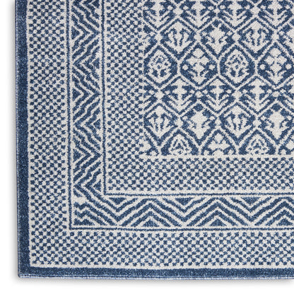 Nourison Home Palermo  Blue Grey  Contemporary