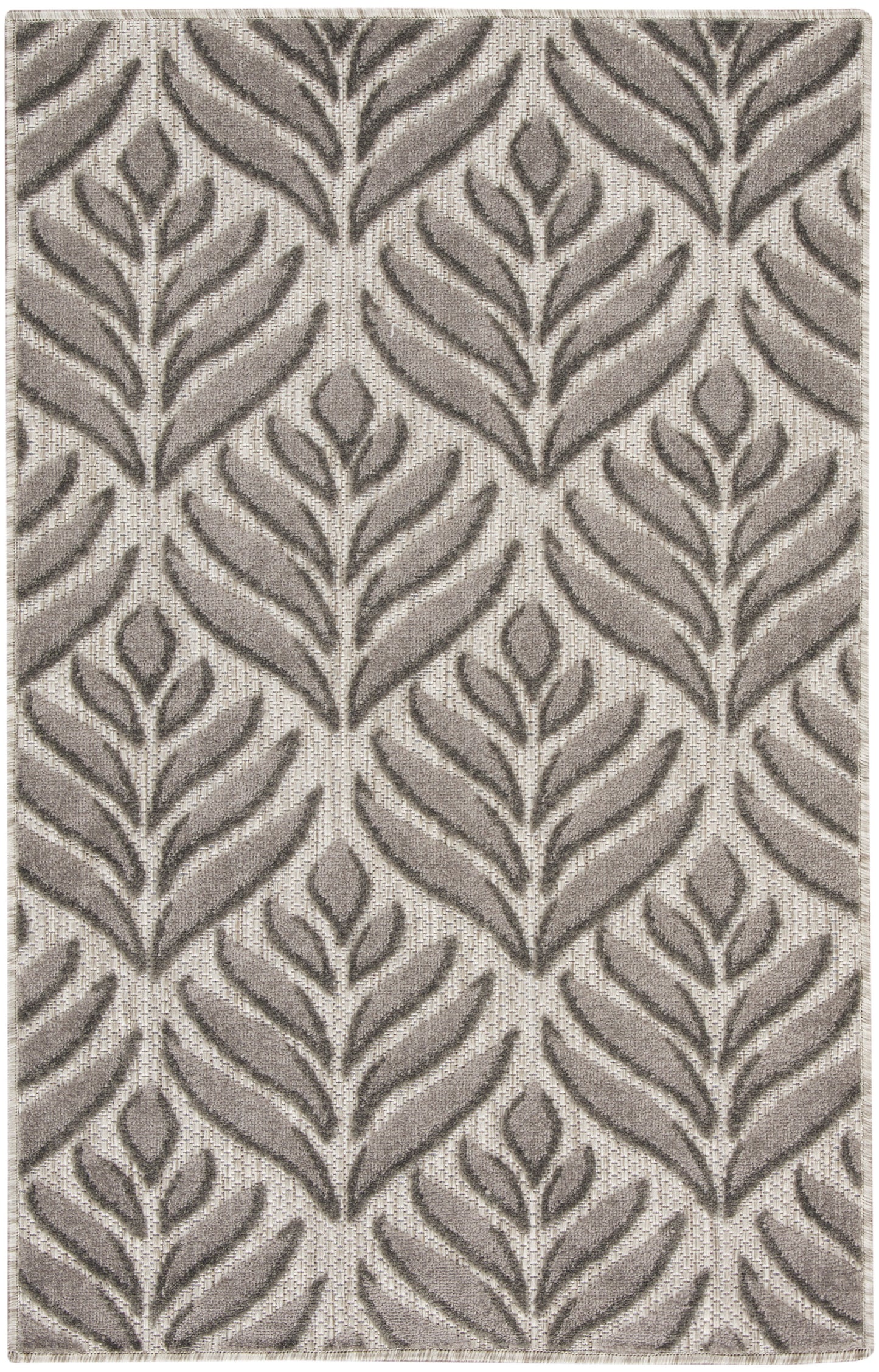 Nourison Home Aloha ALH35 Charcoal Contemporary Power-loomed Rugs