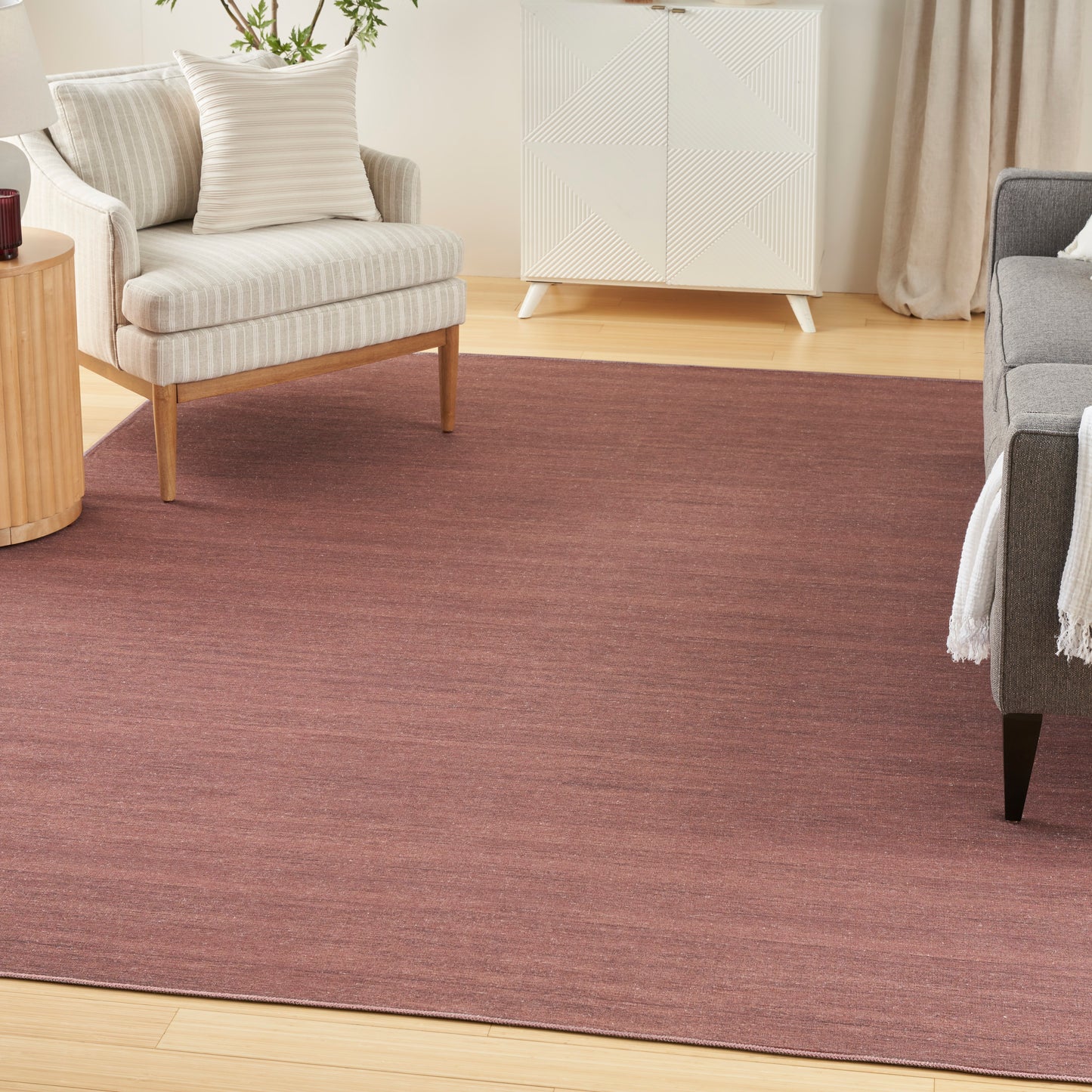 Nourison Home Washable Essentials  Mocha  Contemporary