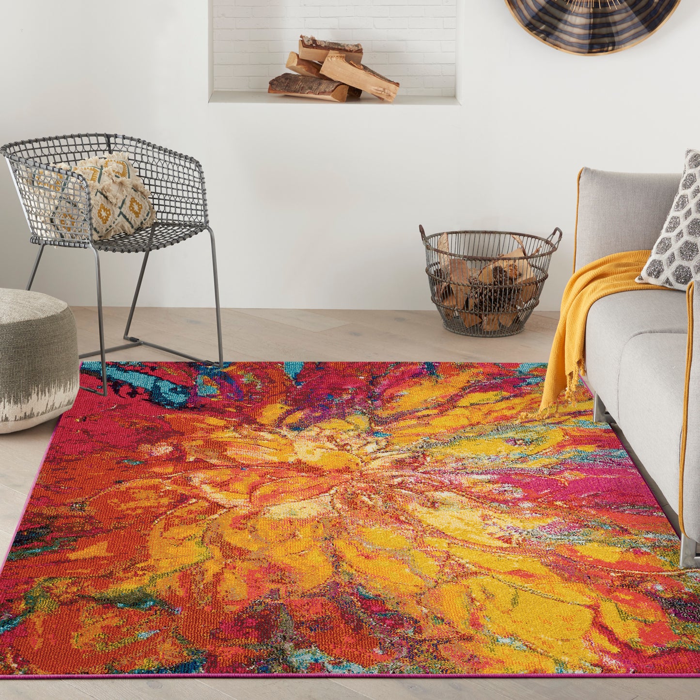Nourison Home Celestial  Cayenne  Contemporary
