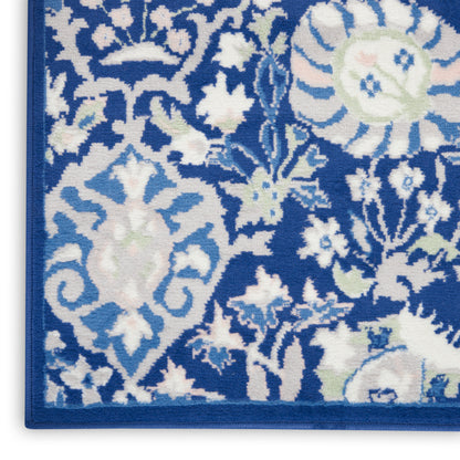 Nourison Home Whimsicle  Navy Multicolor  Traditional