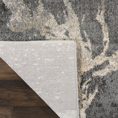 Nourison Home Fusion  Beige Grey  Contemporary