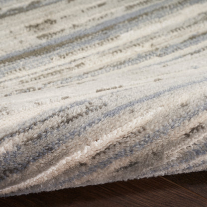 Nourison Home Serenity Home  Ivory Grey Blue  Contemporary