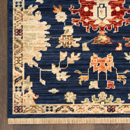 Nourison Home Antique Bloom  Navy  Traditional