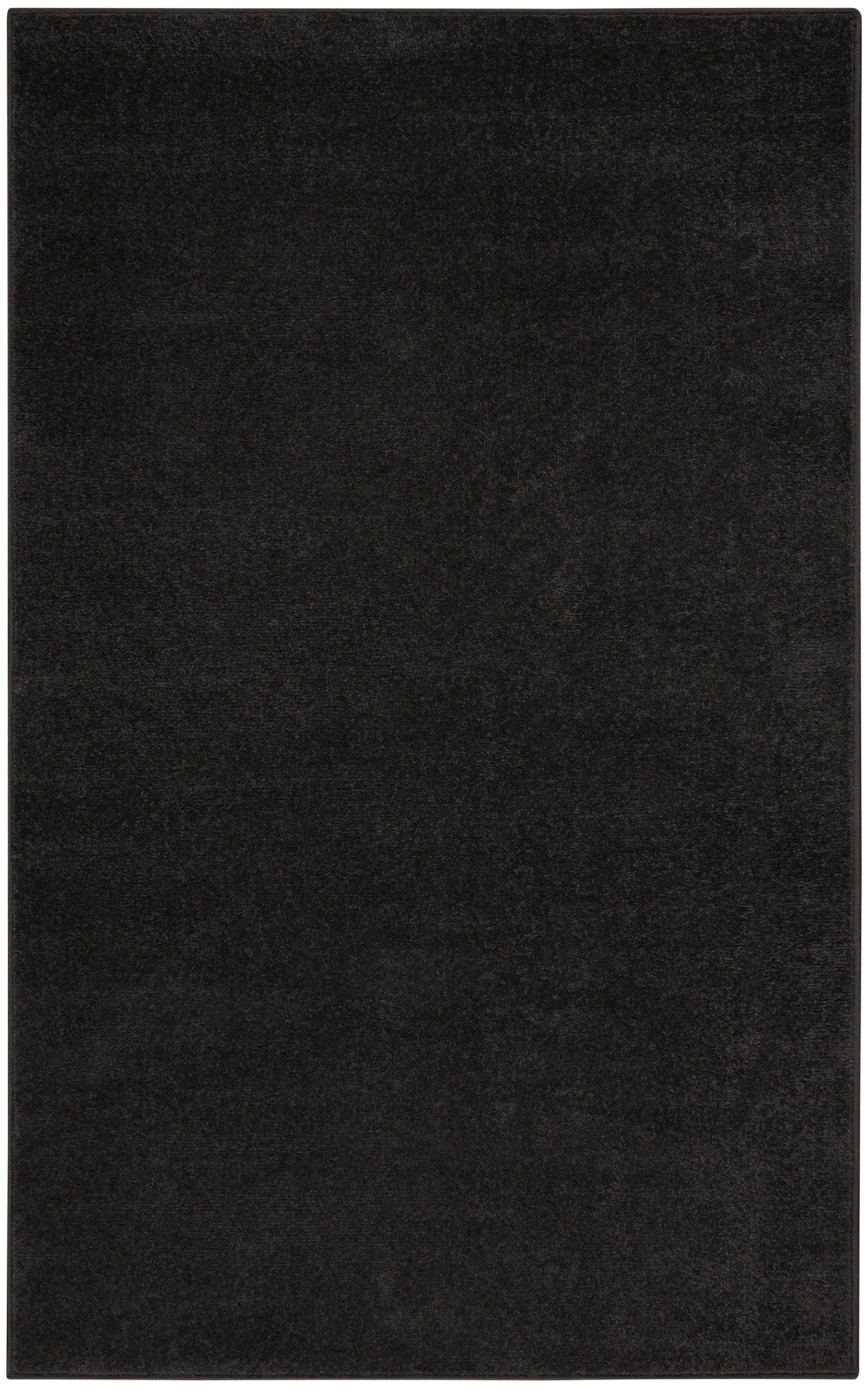 Nourison Home Nourison Essentials NRE01 Black Contemporary Power-loomed Rug