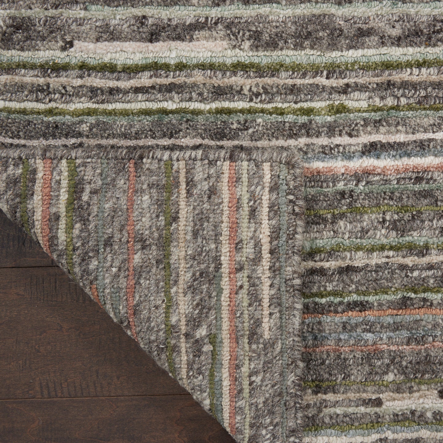 Nourison Home Plateau  Grey Green  Contemporary