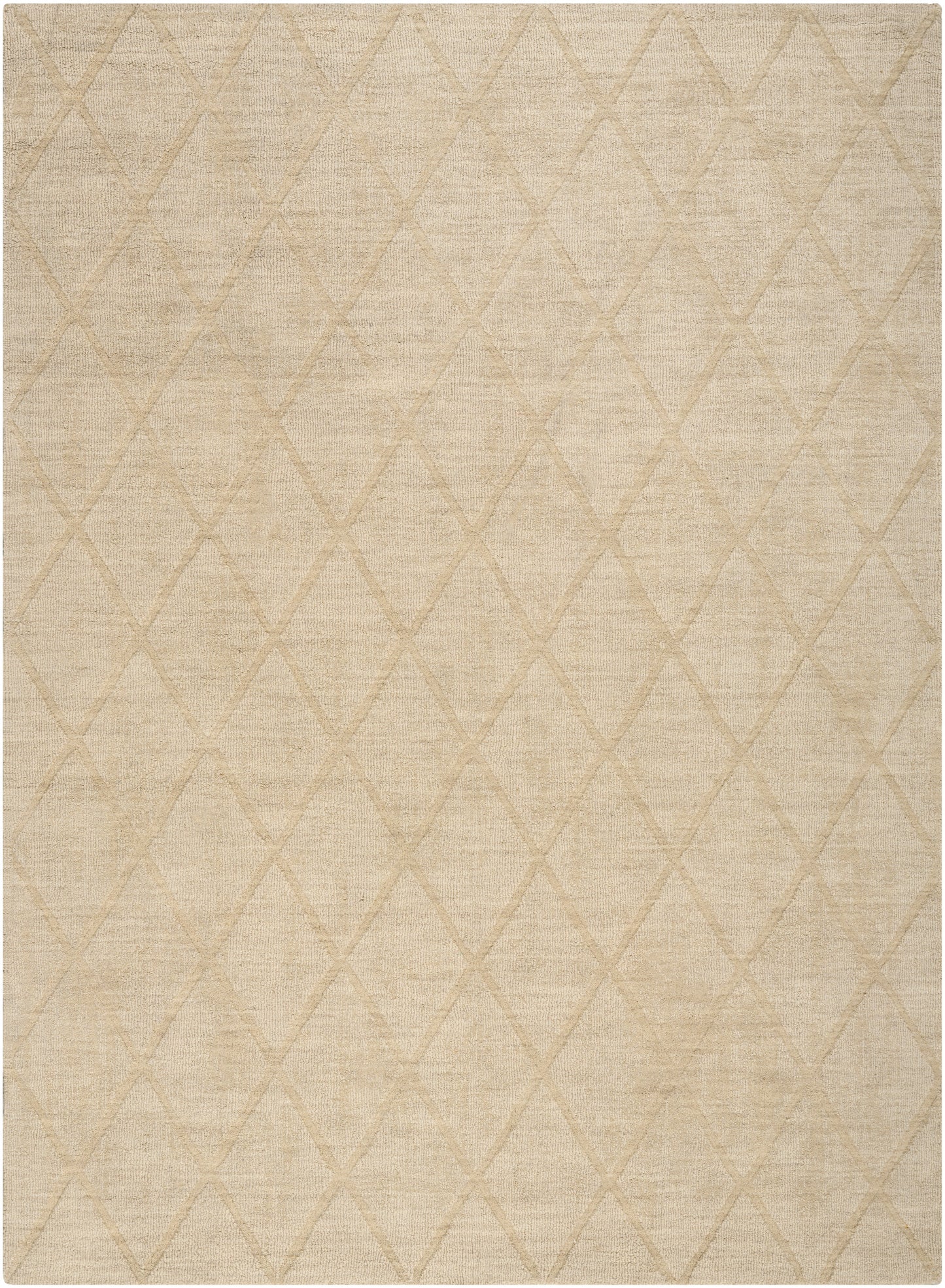 Nourison Home Wool Haven WOH01 Beige Contemporary Hand Woven Rug