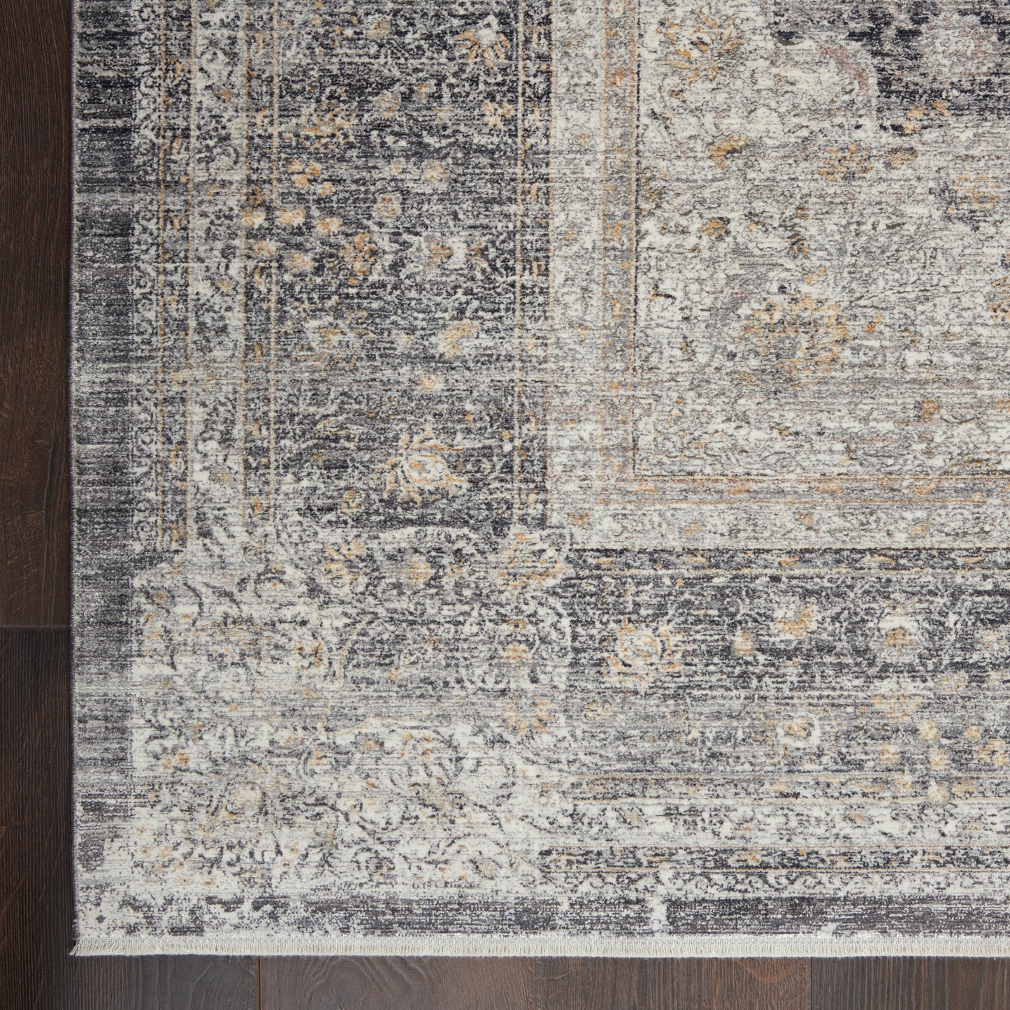 Nourison Home Starry Nights  Charcoal Crème  Traditional