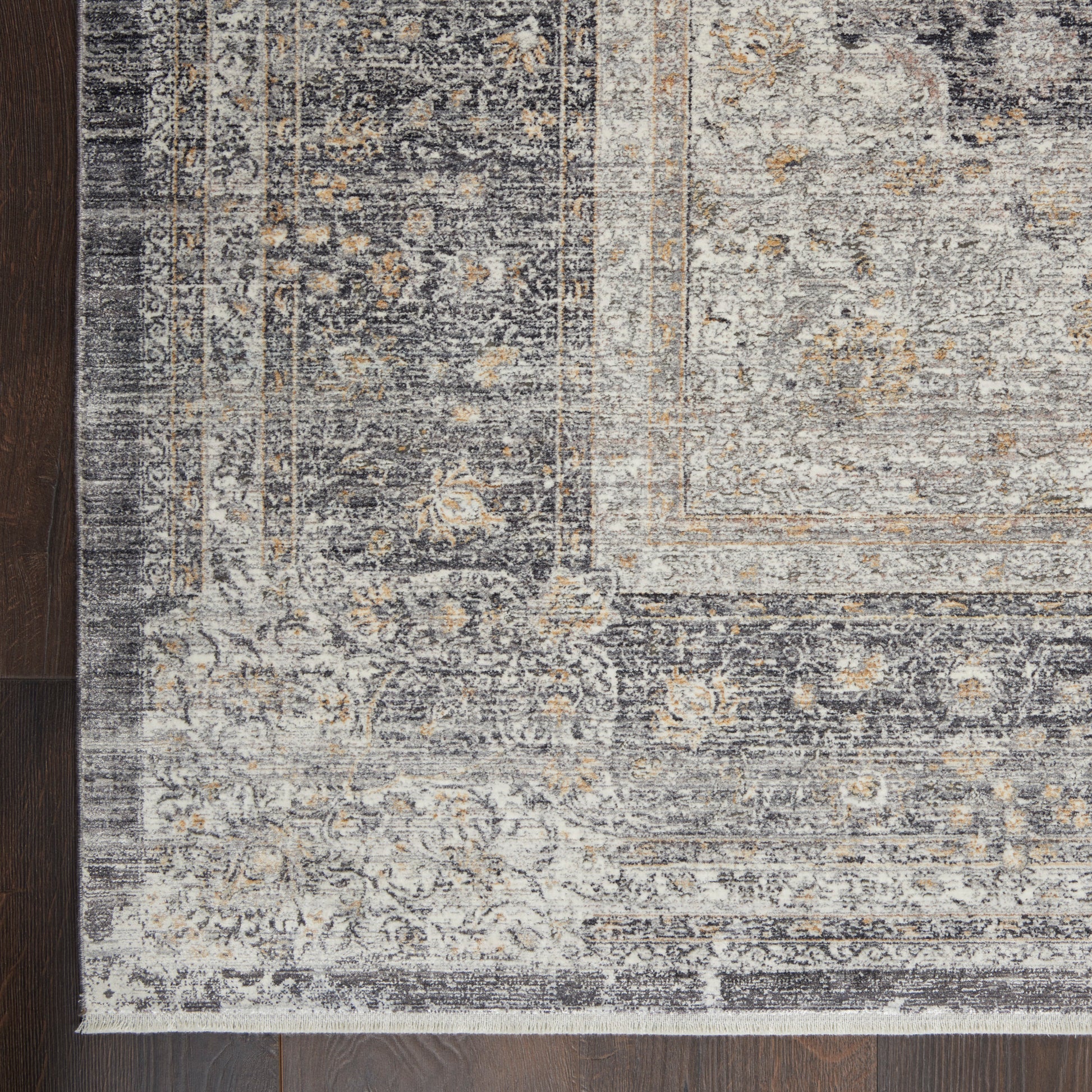 Nourison Home Starry Nights  Charcoal Crème  Traditional